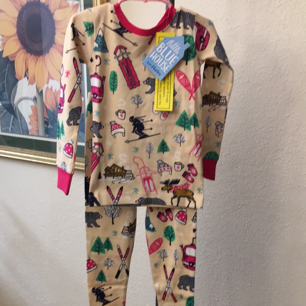Hatley Little Blue House Pajama Set